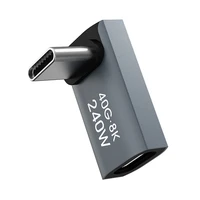 Wozinsky WPKF-01 USB-C - USB-C 40Gb/s 240W 8K OTG kampinis adapteris - pilkas