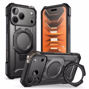 Supcase UB Grip Mag MagSafe dėklas iPhone 18 Pro Max / 17 Pro Max – juodas
