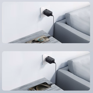 Įkroviklis Joyroom (JR-TCF23) + "USB-C (Type-C) to USB-C (Type-C)" (1xUSB-C 25W) juodas