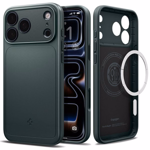 Spigen Thin Fit MagSafe dėklas iPhone 18 Pro / 17 Pro, žalias