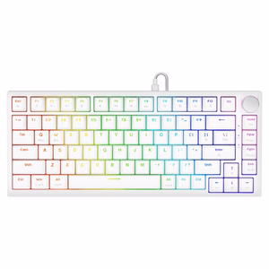 Savio ASTRAL WHITE JADE клавиатура игровая USB QWERTY US International