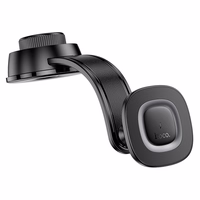 Automobilio telefono laikiklis indukcinis Hoco 15W centrinė konsolė HW31 juodas