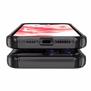Hybrid Armor dėklas telefonui iPhone 16 Pro - juodas