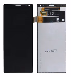 Ekranas Sony Xperia 10/Xperia XA3 su lietimui jautriu stikliuku Black originalus (used Grade B)