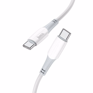 Кабель USB C - USB C Hoco 3A 60W 1 m X70 белый