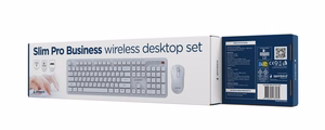 KEYBOARD +MOUSE WRL CYRILLIC/WH KBS-WPS-01-W-CYRL GEMBIRD