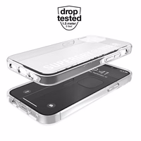 SuperDry Snap iPhone 12 mini Clear Case baltas 42593