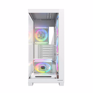 MODECOM kompiuterio korpusas VOLCANO STELLAR PLUS ARGB MIDI 5F Balta