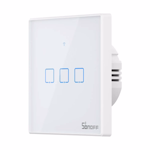 SONOFF TX T2EU2C išmanusis lietimui jautrus šviesos jungiklis, Wi-Fi, RF
