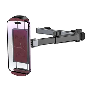 HOCO teleskopinis automobilio laikiklis galvos atlošui (4,5" - 13") H69 juodas ir raudonas