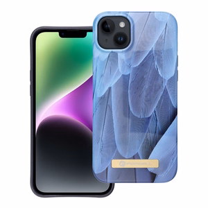 FORCELL F-PROTECT Mirage dėklas telefonui suderinamas su MagSafe IPHONE 14 Plus mėlynas paukštis