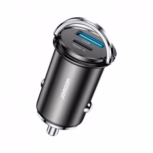 Automobilinis įkroviklis Joyroom C-A45, pilkas, 1xUSB / 1xUSB-C / 20W