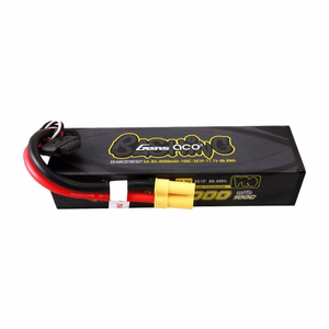 „Gens Ace“ G-Tech 8000 mAh, 11,1 V, 100C, 3S1P LiPo akumuliatorių rinkinys su EC5 jungtimi („Bashing“ serija)