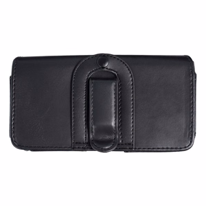 Horizontalus universalus dėklas CLASSIC 100A modelis 10 (Iphone X / Samsung S5/S7/A5/J5/Xcover 3 / Huawei P8 Lite) juodas