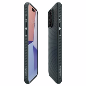 Spigen Liquid Air dėklas telefonui iPhone 16 Pro Max - žalias