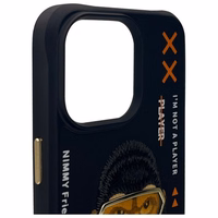 Nimmy Cool&Cute 2.0 beždžionės dėklas iPhone 15 Pro Max - juodas