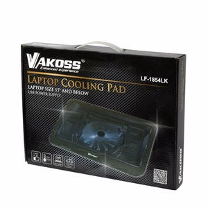 Vakoss LF-1854LK nešiojamojo kompiuterio aušinimo kilimėlis 43.2 cm (17") juodas