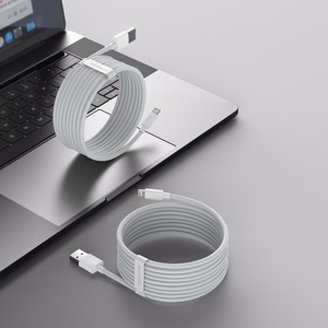 Baseus kabelis Simple Wisdom USB - Lightning 1,5 m 2,4A baltas 2 vnt.