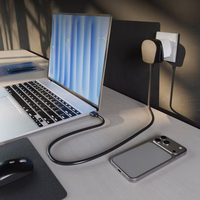 Adapteris iš UK sieninio kištuko į universalų kištuką