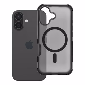 Case for iPhone 16 Forcell F-Protect BumperX Premium compatible with MagSafe black