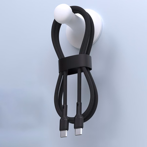 Dudao L9C 65W USB-C - USB-C kabelis 1m - juodas