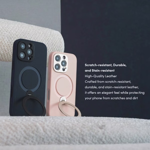 Moshi Kameleon MagSafe dėklas, skirtas iPhone 16 Pro Max, su atrama, „Shell Pink“ spalvos