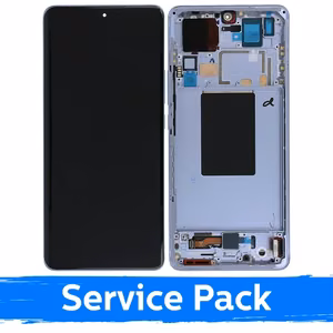 LCD ekranas suderinamas su Xiaomi 12 Pro (12s Pro) su rėmeliu / mėlynas / (Service Pack)
