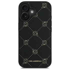 Karl Lagerfeld Magnetinis Karl Head dėklas telefonui iPhone 16 - juodas