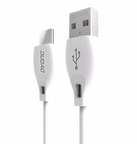 Dudao kabelis USB Type C 2.1A 1m baltas (L4T 1m baltas)