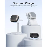 ESR Orbit HaloLock MagSafe dėklas AirPods Pro 3 baltas