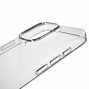 Puro 03 Nude Silikoninis dėklas iPhone 16 Pro Max - skaidrus