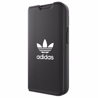 Adidas OR Dėklas telefonui Booklet BASIC iPhone 14 Pro 6.1" juodas/baltas 50182