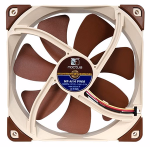Noctua NF-A14 PWM Kompiuterio korpuso ventiliatorius 14 cm rudas