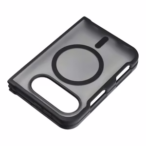 Juodas Forcell F-Protect 4sD-i Smoke Hybrid Premium dėklas iPhone Duo, suderinamas su MagSafe