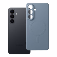 Silikoninis magnetinis dėklas su MagSafe skirtas SAMSUNG S26 Edge - šviesiai mėlynas