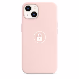 Dėklas "Silicone Case v2" skirtas iPhone 13 / Chalk Pink / su įpakavimu
