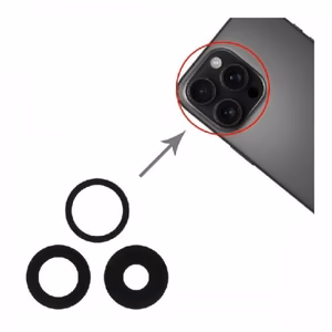 Galinės kameros lęšis suderinamas su Apple iPhone 16 Pro / 16 Pro Max galinės kameros lęšis (3vnt.)