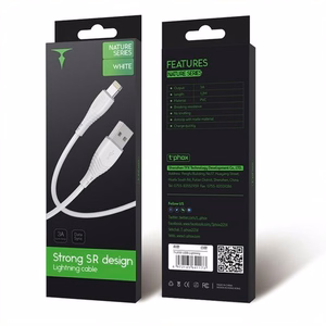LAIDAS T-PHOX NATURE LIGHTNING BALTAS 1.2M 3A