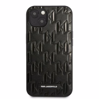 Dėklas telefonui Karl Lagerfeld KLHCP13SMNMP1K iPhone 13 mini 5,4\" juodas / juodas Monogramos plokštelė