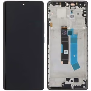 LCD ekranas Xiaomi Redmi Note 14 Pro 4G su lietimui jautriu ekranu su rėmu juodas OLED