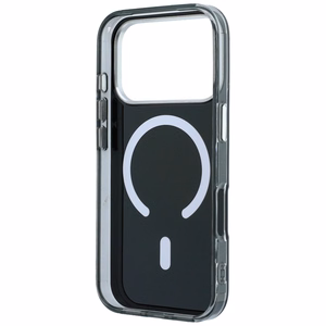 Mercedes Double Layer Iconic Logo dėklas, skirtas iPhone 18 Pro Max / 17 Pro Max, suderinamas su MagSafe – juodas