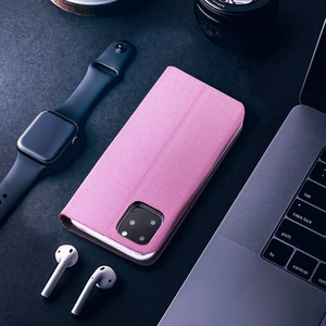 SENSITIVE knygutės dėklas XIAOMI Redmi Note 15 PRO PLUS 5G rožinis