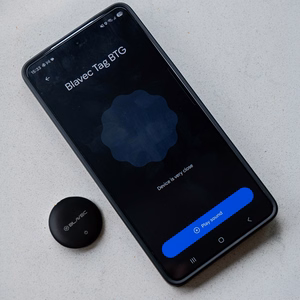 Blavec BTG-01 Bluetooth tracker for Apple and Android (BTBTG01-B), black