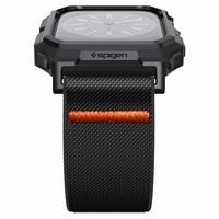 Spigen Lite Fit Pro dėklas laikrodžiui Apple Watch 4/5/6/7/8/9/SE (44/45 mm) - matinis juodas