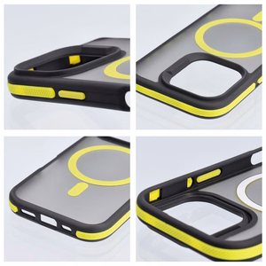 Dėklas NEO telefonui IPHONE 16 Pro Max, suderinamas su MagSafe, geltonas