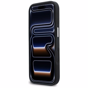 Karl Lagerfeld Karl & Choupette Back Logo MagSafe Dėklas for iPhone 17 Pro - juodas