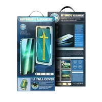 5D pilno klijavimo grūdintas stiklas iPhone Xr / 11 juodas + aplikatorius