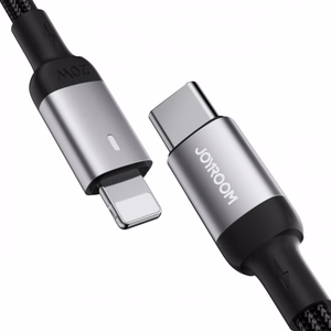 USB laidas Joyroom S-CL020A10 juodas Type-C / Lightning 120cm (iki 20W)