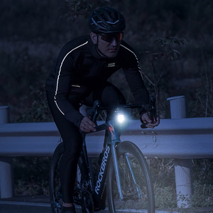 Rockbros rudeninė/žieminė dviratininko striukė ilgomis rankovėmis XL - juoda