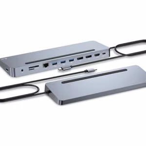 I-TEC USB-C Metal Ergonomic 4K 3x ekranų dokas